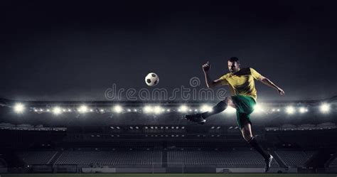 Soccer forward player stock image. Image of outdoor, caucasian - 72774719