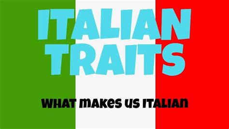 ITALIAN TRAITS – Five ways Italians are different from English speaking ...