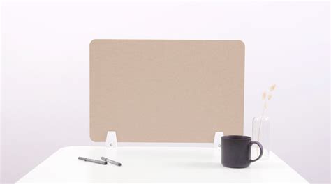 Cashmere Blank Small Desk Divider | felt right