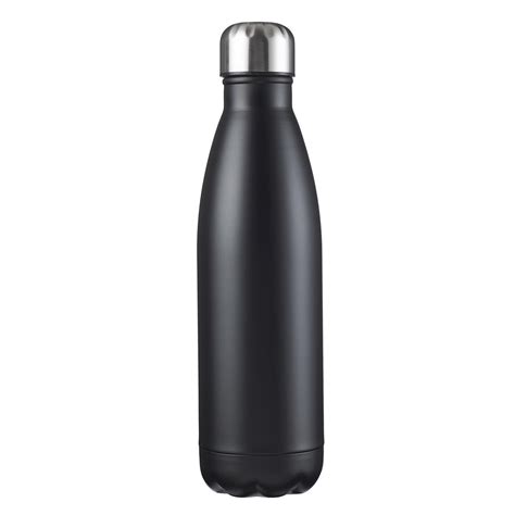 Stainless Steel Water Bottle: He Restores in Black