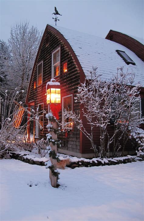 Pin by Earmark Social Bridgette S.B. on Let It Snow | Christmas barn ...