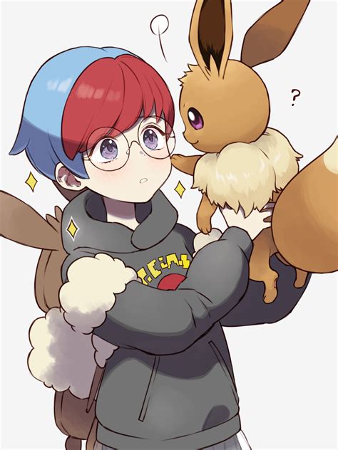 eevee and penny (pokemon and 2 more) drawn by sasairebun | Danbooru