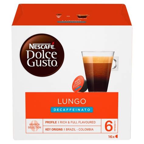 Nescafe Dolce Gusto Lungo Decaf Pods 16 per pack from Ocado