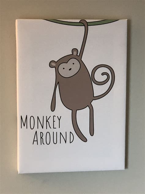 Sleek sellouts! 🤓. Order Nursery canvas print "Monkey around” at $99.00 ...