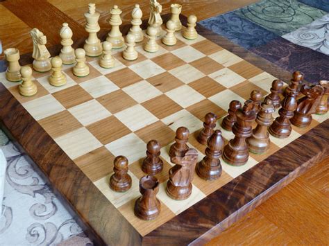 Handmade wooden chess set | Wooden chess set, Wooden chess board, Wooden chess