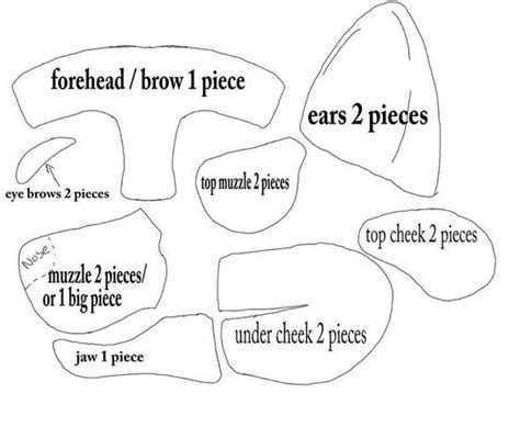 Fursuit template | Fursuit head, Fursuit tutorial, Fursuit