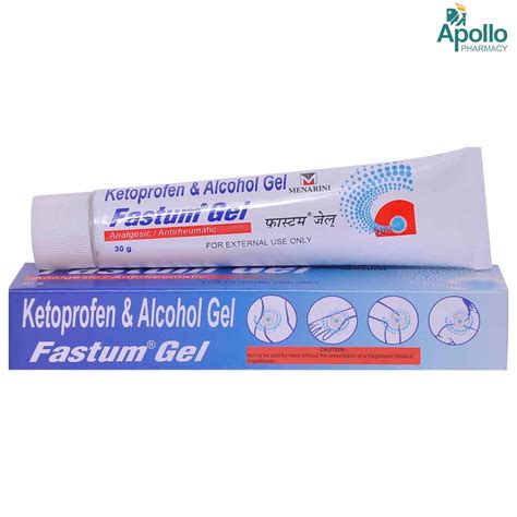 FASTUM GEL OINTMENT 30GM Price, Uses, Side Effects, Composition - Apollo Pharmacy