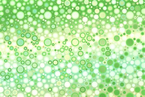 Green and White Gradient Geometric Circle Shapes Background Vector Graphic