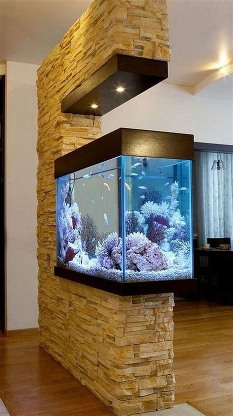 20 Amazing Aquarium Wall Dividers For Home And Office | Housetodecor.com