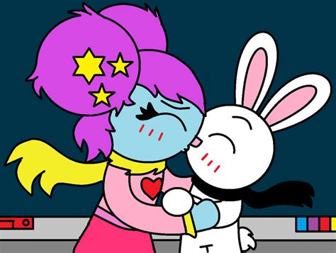 pibby galaxy x bunbun corched kiss ships by yamil2030 on DeviantArt