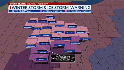 Ohio weather: Winter storm warnings issued; ice, heavy snow sweep ...