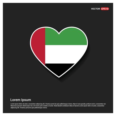 UAE flag design vector 13283807 Vector Art at Vecteezy