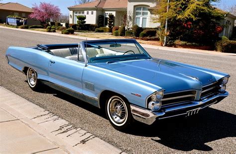 Pontiac convertible, American classic cars, Pontiac cars