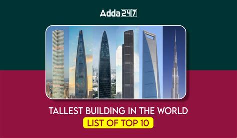 Tallest Buildings in the World, List of Top 10