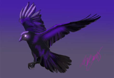 Purple raven by VoodooHorde on DeviantArt