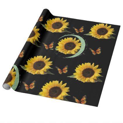 Wrapping paper Sunflower | Zazzle | Paper sunflowers, Sunflower crafts, Custom wrapping paper