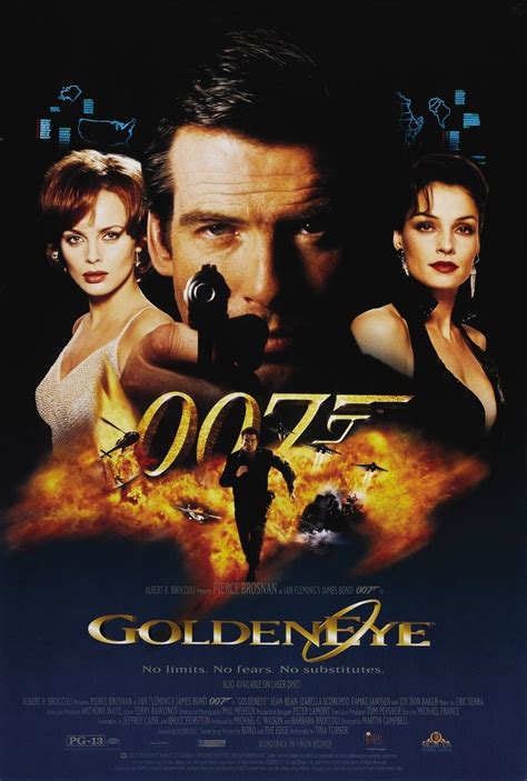 GoldenEye Pierce Brosnan, Famke Janssen, James Bond Movie Posters ...