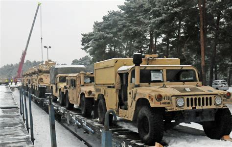 US military vehicles will be shipped to Estonia