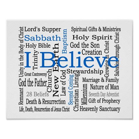 28 beliefs seventh day adventist poster – Artofit