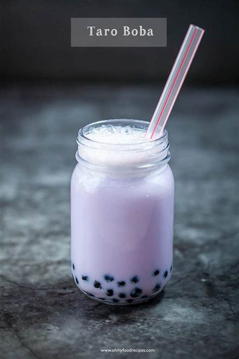 Taro Boba (香芋珍珠奶) - Oh My Food Recipes