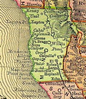 Mendocino County, California Genealogical Resources