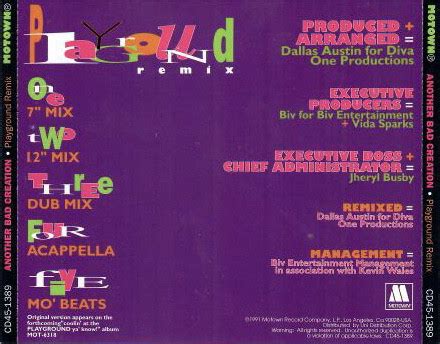 Another Bad Creation - Playground (Remix) (1991, CD) | Discogs