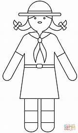 Girl Scout coloring Page  Free Printable Coloring Pages sketch template