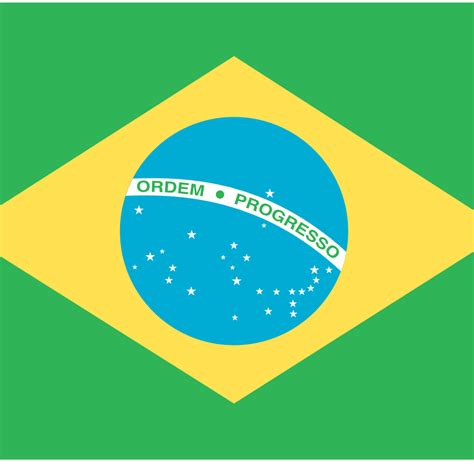 Brazilian Flag Vector - ClipArt Best