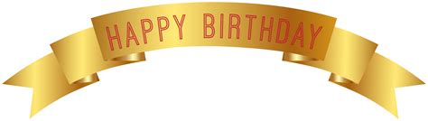 Birthday Clip art - Happy Birthday Gold Banner PNG Clip Art png download - 8000*2268 - Free ...