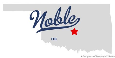 Map of Noble, OK, Oklahoma