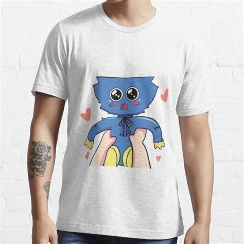 " poppy playtime cute huggy wuggy" T-shirt for Sale by yalalal | Redbubble | huggy wuggy t ...