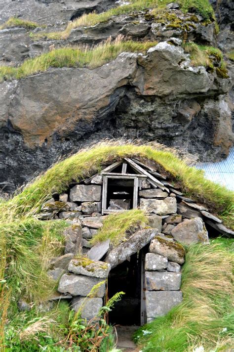 Abandoned Elf house in Iceland near the Drangshlid Rock. Abandoned Buildings, Abandoned Places ...