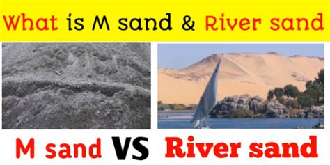 What is M-Sand & River Sand | M sand vs River sand - Civil Sir