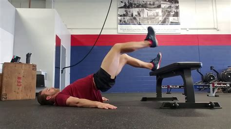 Hamstring Bridge with March Demo - YouTube