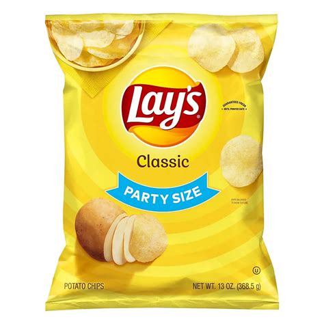 Lay's Classic Party Size Potato Chips - Shop Chips at H-E-B