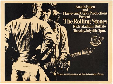 Hake's - THE ROLLING STONES 1978 SOME GIRLS TOUR BUFFALO, NEW YORK CONCERT POSTER.