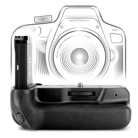 BG-1X Battery Grip for Canon EOS 77D EOS 800D EOS 9000D EOS Kiss X9i EOS Rebel T7i - Camera ...