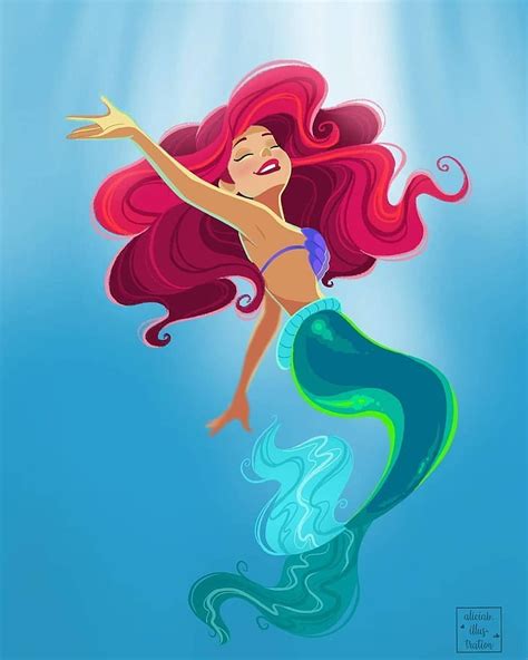 Little Mermaid Art Wallpaper