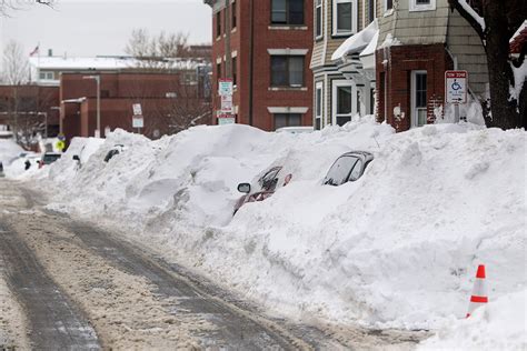 US snow: Boston residents dig out after third major blizzard, with more on the way