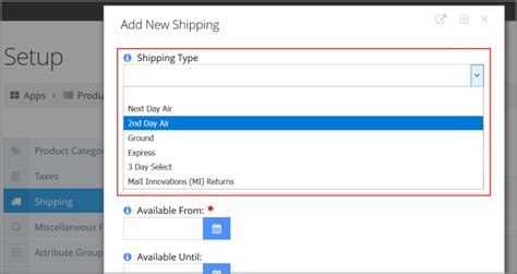 Configuring UPS Label Printing