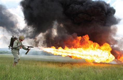 WarStrike: The M42 Project: How Should Flamethrowers Work?