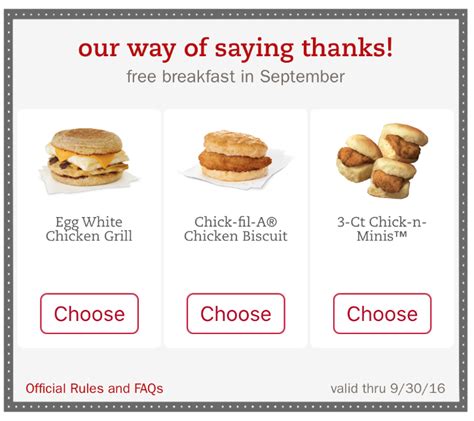 FREE Breakfast at Chick-Fil-A | Coupons 4 Utah