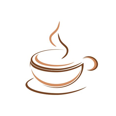 coffee logo design creative idea logo elements | Kahve, Çizim