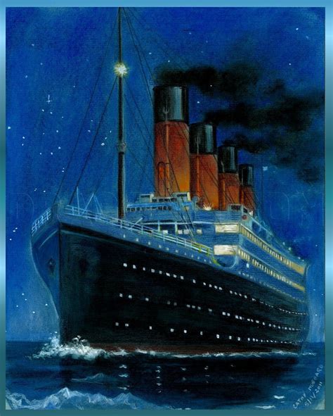 How To Draw Titanic, Easy Tutorial 7 Steps - Toons Mag