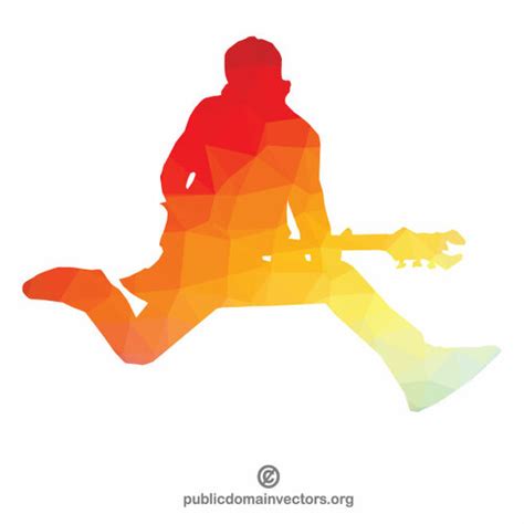 Rockstar silhouette | Public domain vectors