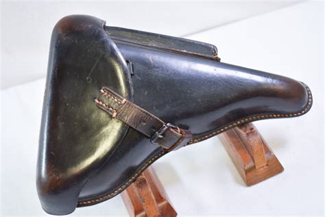 SOLD GERMAN WW2 ORIGINAL 1940 DATED LUGER HOLSTER, MINT CONDITION ...