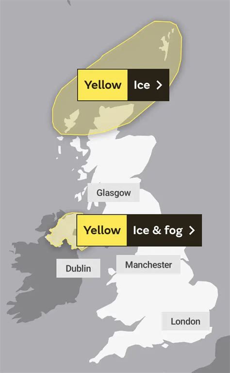 More weather warnings for UK as Brits face cold, ice, and snow, with ...