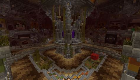 Vanilla SMP Nether Hub | Minecraft designs, Minecraft architecture, Minecraft projects