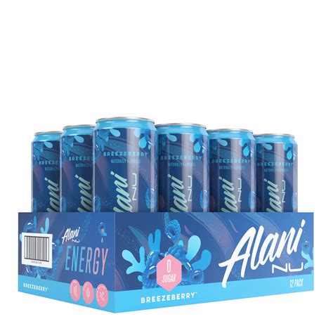 Alani Nu Energy Drink Breezeberry Case