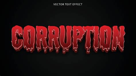 scary and extreme 3D text effects vector files 22019550 Vector Art at ...